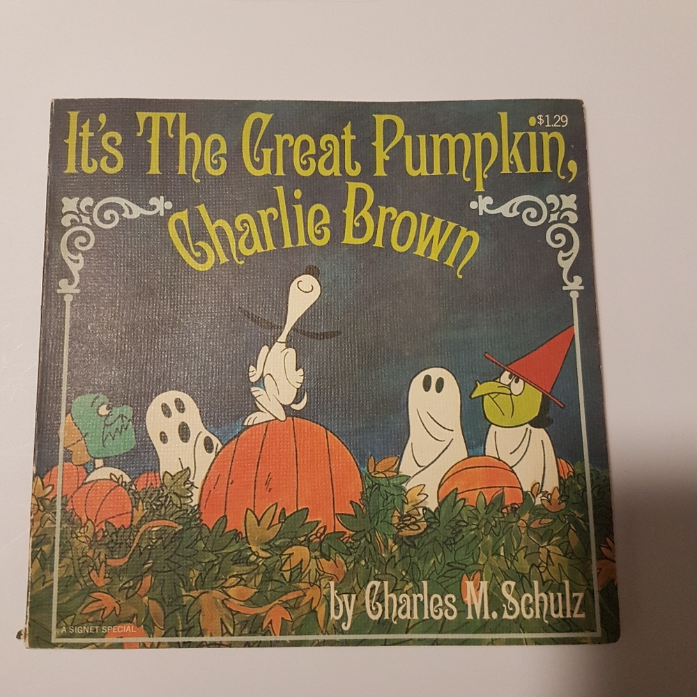 Charlie Brown books, vintage 60's
